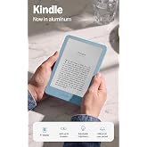 Amazon Kindle 32GB (all-new), Thinner, new aluminum design, 6" display, No ads, Seaglass Green Aluminum + 3 Months of Kindle Unlimited (with auto-renewal)