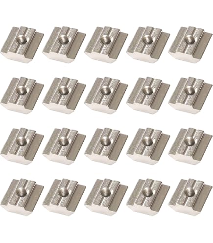 uxcell Slide in T-Nut, M6 Threaded for 4040 Series Aluminum