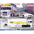 Mattel Hot Wheels Team Transport LB-Silhouette GT Nissan 35GT-RR Ver.2 Flipsider Hauler, White #56