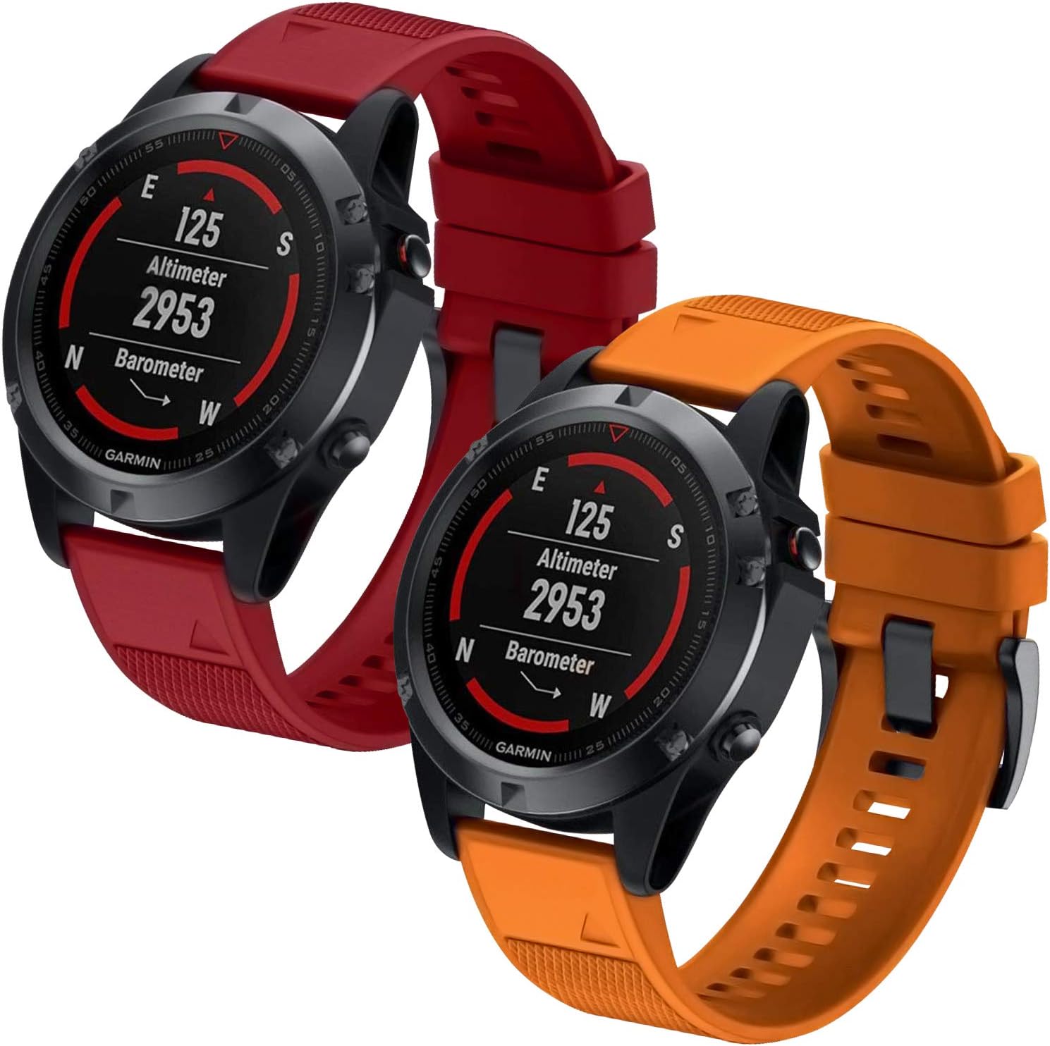 Th-some Correa Garmin Fenix 5, Silicona Reemplazo Correa para ...