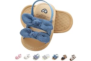 SLIVERY COLOR Baby Girls Sandals Summer Shoes Outdoor First Walker Toddler Girls Shoes For Summer