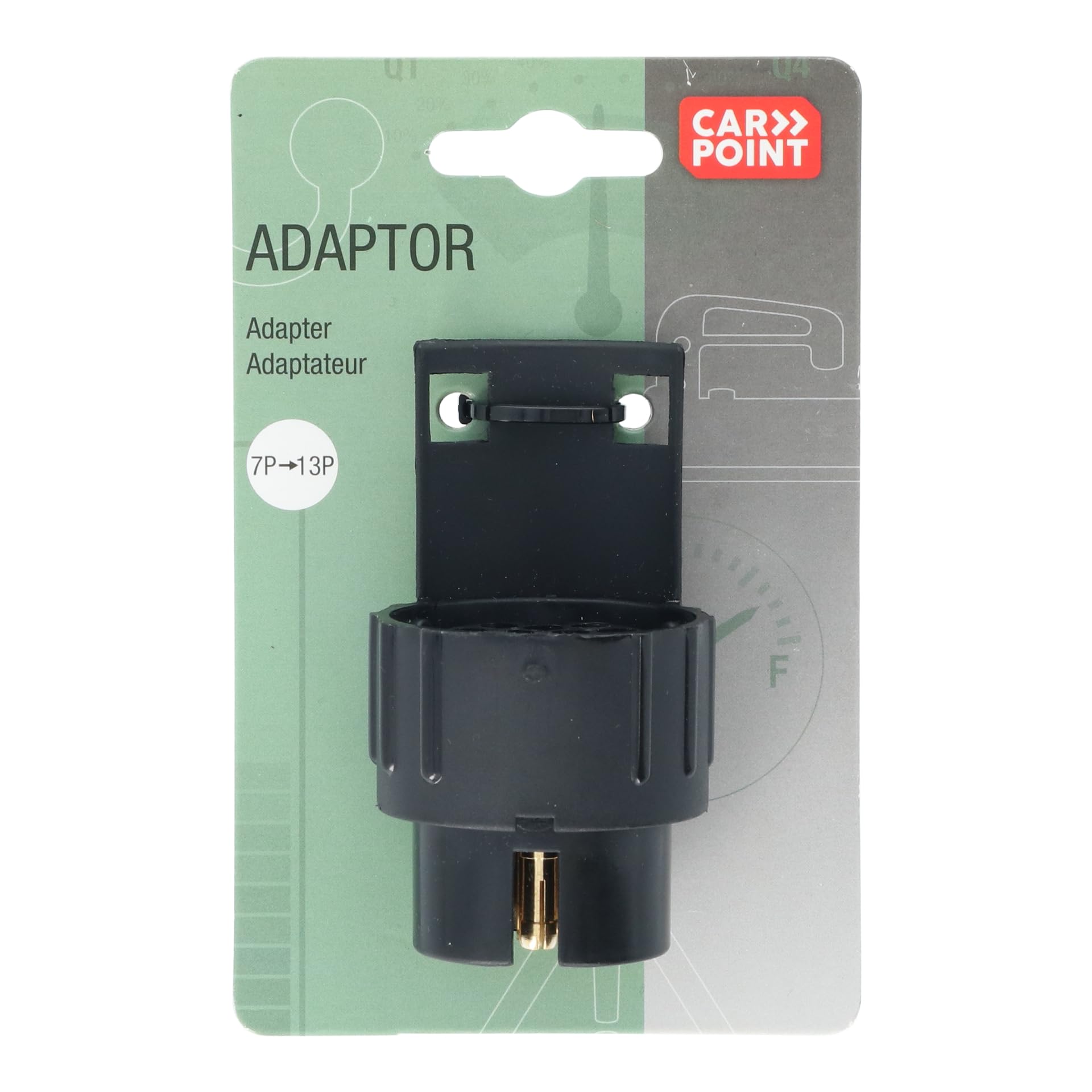 Carpoint 0429520 Adaptor 7-Pin Plug for 13-Pin Socket