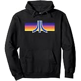 ATARI Retro Sunset Vintage Gaming Logo Pullover Hoodie