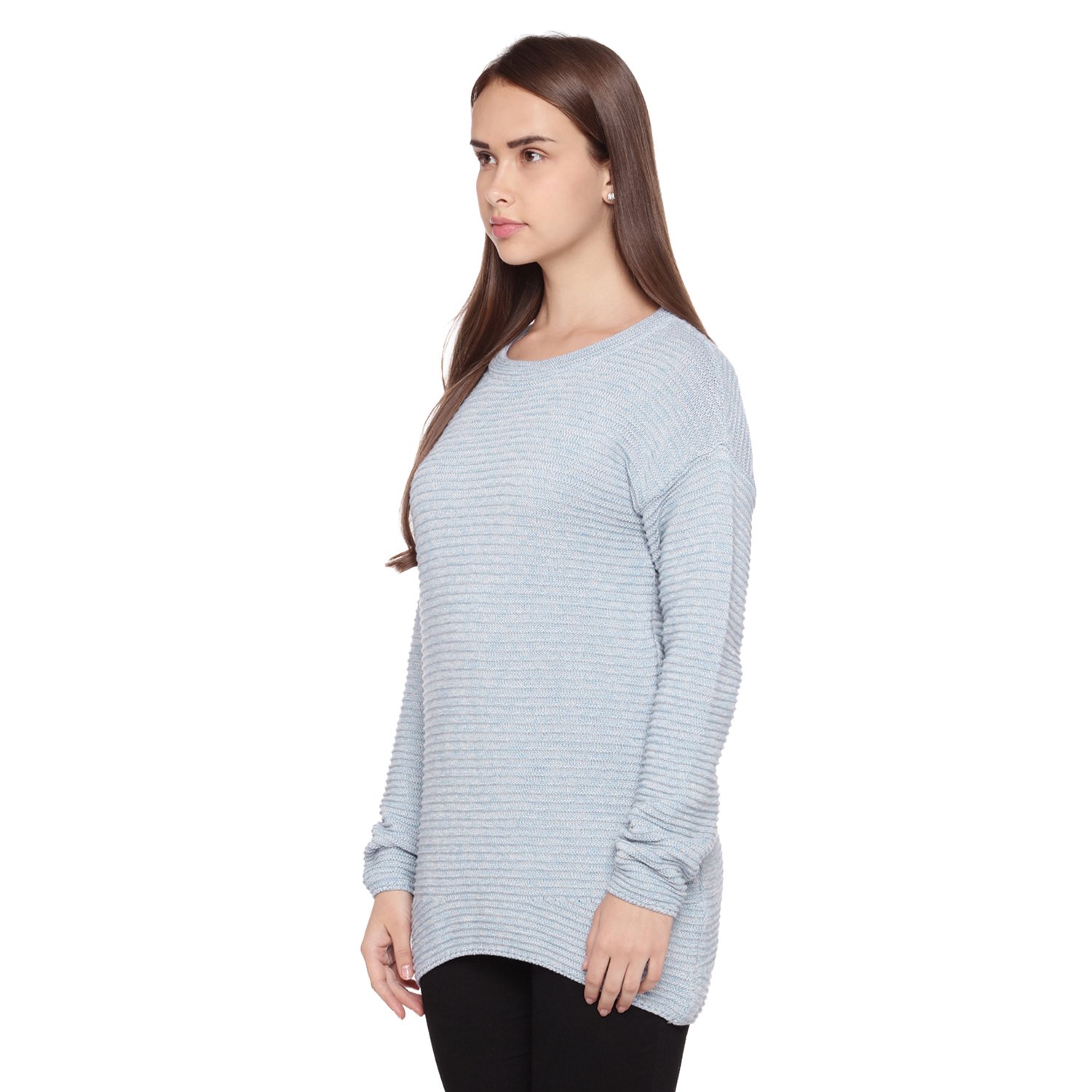 annabelle by pantaloons women's round neck sweater
