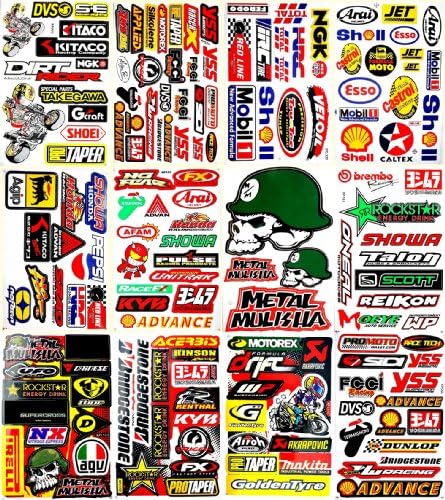 Motocross Motorcycles Dirt Bikes MotoGP Supercross Lot 12 vinyl decals stickers D1203
