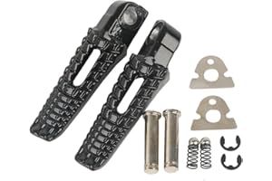 TCMI Motorcycles Foot Pegs Rear Passenger Footrests For Suzuki 2006-2018 GSXR 600, 2006-2018 GSXR 750, 2005-2017 GSXR1000, 2008-2013 Suzuki B-KING