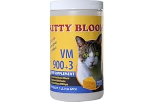 Kitty Bloom VM900 +3 | Concentrated Vitamin-Mineral with Taurine | Real Cheese Flavor (1 lb.)
