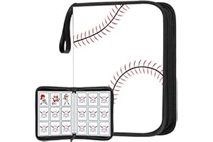 POKONBOY 900 Pockets Baseball Card Binder for Baseball Trading Cards, Display Case with Baseball Card Sleeves Card Holder Protectors Set for Football Card and Sports Card