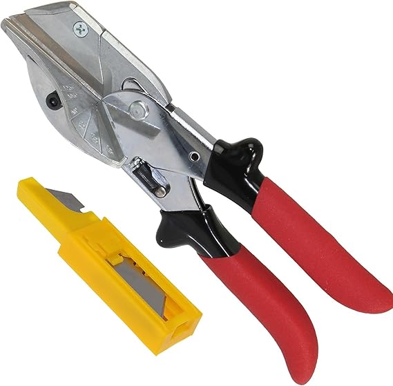 Gasket Mitre Shear + Spare Blade Stanley Blade Angle Snips Plastic Trim