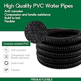 Longrun 25mm Pond Hose 1in Corrugated 6.2m with Clamps Fittings Kit view 4