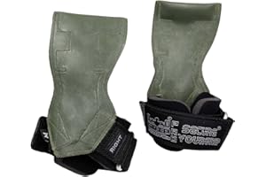 GRIP POWER PADS Lifting Grips PRO Weight Gloves Heavy Duty Barbell Gymnastics Straps Alternative to Power Hooks Deadlifts Adjustable Neoprene Padded Wrist Wrap