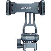 LEAPLIEXT Metal NATO Rail Phone Mount, 360 Rotation Camera Rail Mount, Compatible with DJI RS5, RS4, RS3 Pro, RS2, and RSC2 Gimbals, Compatible with iPhone and Android Phones for Video Recording