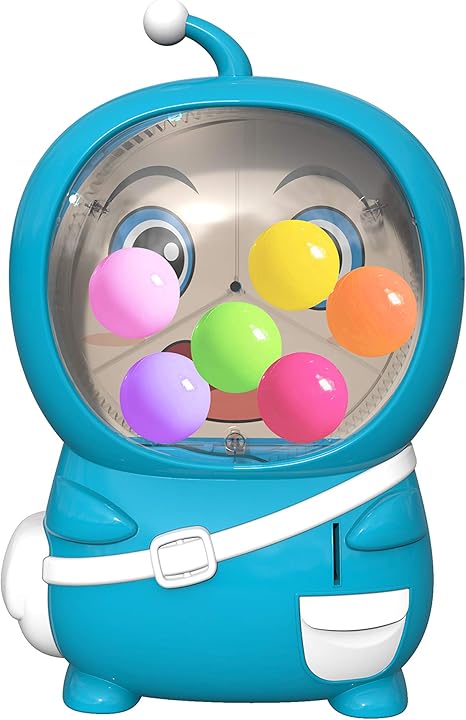 Amazon Inkpot ガチャガチャ ツイストエッグマシン カプセル玩具 コイン式ガシャポンマシン 音声機能とライト付き 知育玩具 減圧おもちゃ 子供のプレゼント 青色 カプセル玩具 おもちゃ