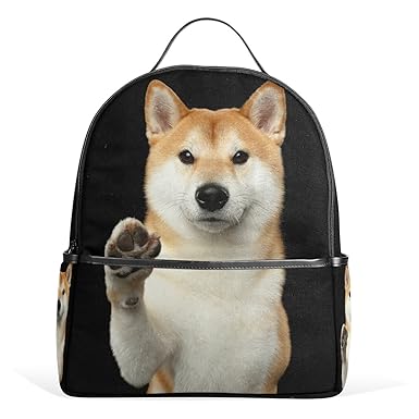 Amazoncom Alaza Cute Shiba Inu Dog Backpack For Boys