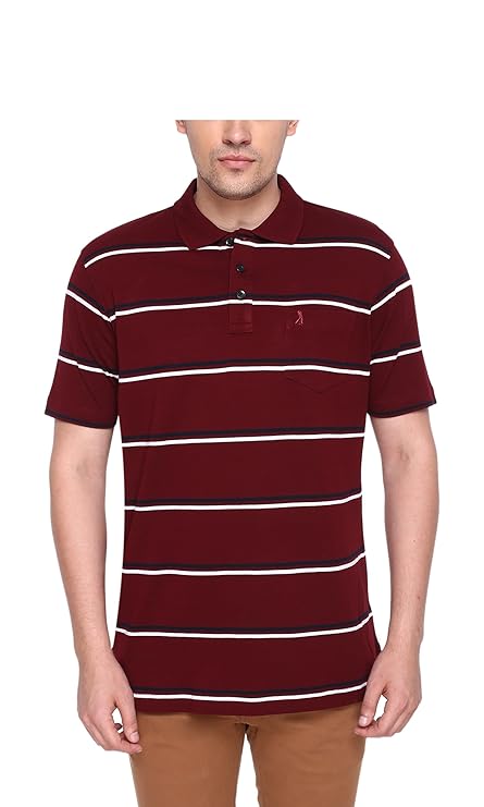 Buy Burnt Umber Men's Cotton T-Shirt at Amazon.in