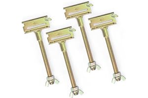 lukar 4 Pack E Track Spare Tire Mount with 5" Bolt, E-Track Spare Tire Holder E Track Accessories for Enclosed Trailers Trucks Semis Garages