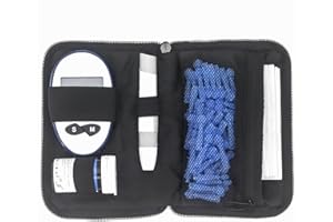 Hooshion Diabetic Supplies Travel Case, Diabetes Testing Kit Case, Diabetic Supply Organizer Bag, Diabetes Travel Case, Blood Glucose Meter Storage Bag