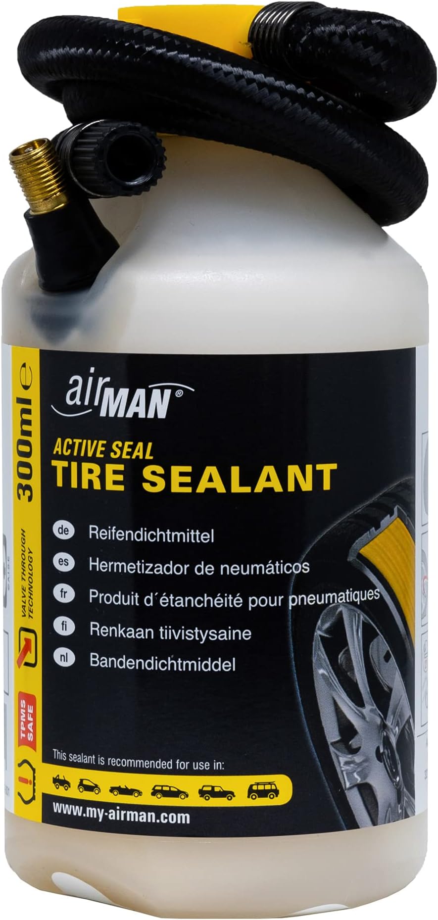 AirMan 300ml Universal Tyre Sealant for Emergency Roadside