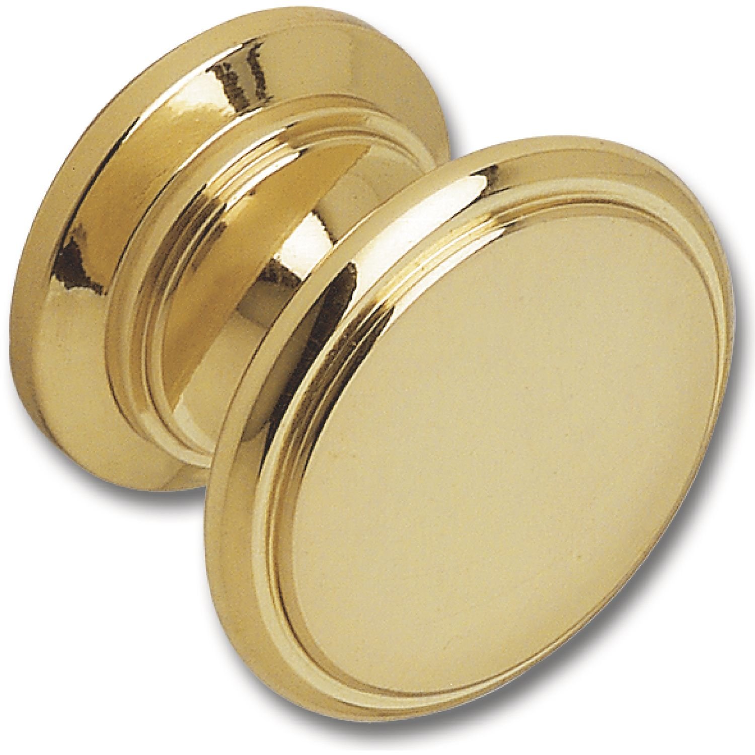 PORRO Furniture Knob Diameter 25 mm Depth 20 mm Polished Brass
