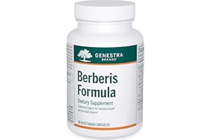 Genestra Brands Berberis Formula | Barberry, Goldenseal, and Oregon Grape Herbal Supplement | 90 Capsules