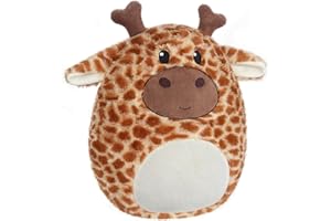 SuzziPals 14 inch Stuffed Giraffe Plush Pillows, Giraffe Stuffed Animal Cute Plushies, Giraffe Gifts Birthday Stuffed Animals, Cute Plush Toys Couch Pillows Giraffe Decor, Giraffe Birthday Gifts