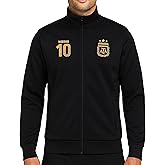 Icon Sports Officially Licensed Argentine Football Association Lionel Messi Track Jacket - Unisex Adult