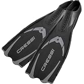 Cressi Adult Snorkeling Full Foot Pocket Fins Made with Advanced Technology - Pluma: Made in Italy