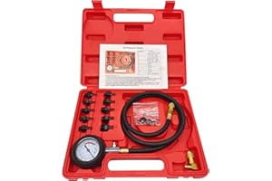 Zkaybb Oil Pressure Gauge kit, 0-140 PSI PressureTestDiagnostic Tools, Engine Oil Pressure Tester Tool kit, for car Truck