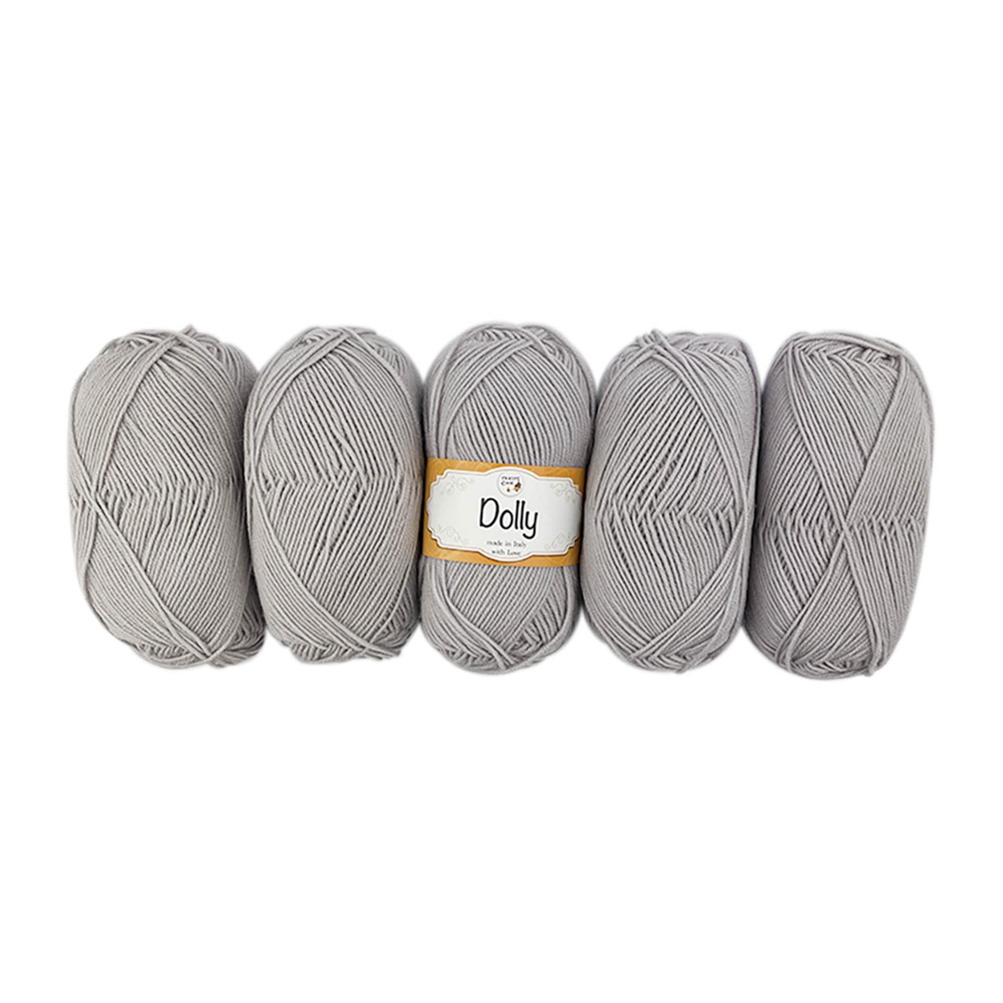 Tricot Cafè – Dolly New – Pure Wool Merinos Yarn – Ball for Needles and Sewing Machines – Ideal for mid-Seasons – Soft and Fluffy – Made in Italy – Light Turtledove 13
