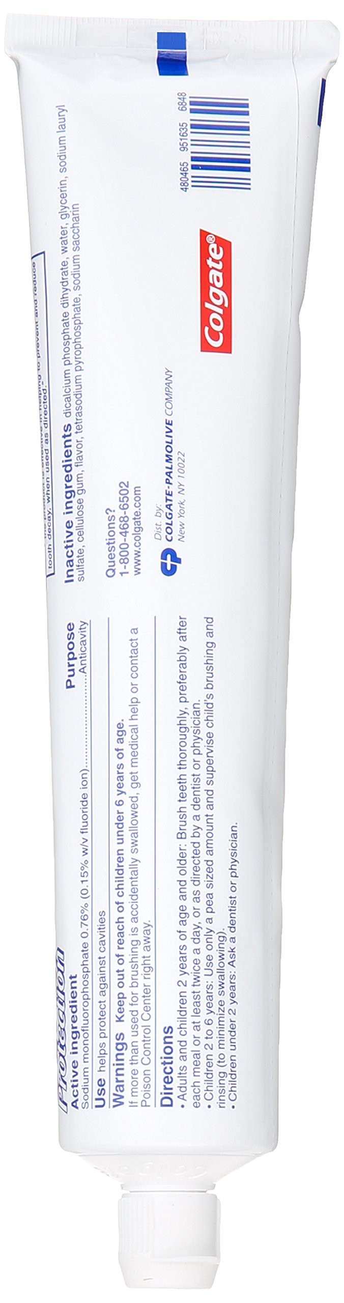 Colgate Cavity Protection Toothpaste, 8 Ounce (Pack of 6)