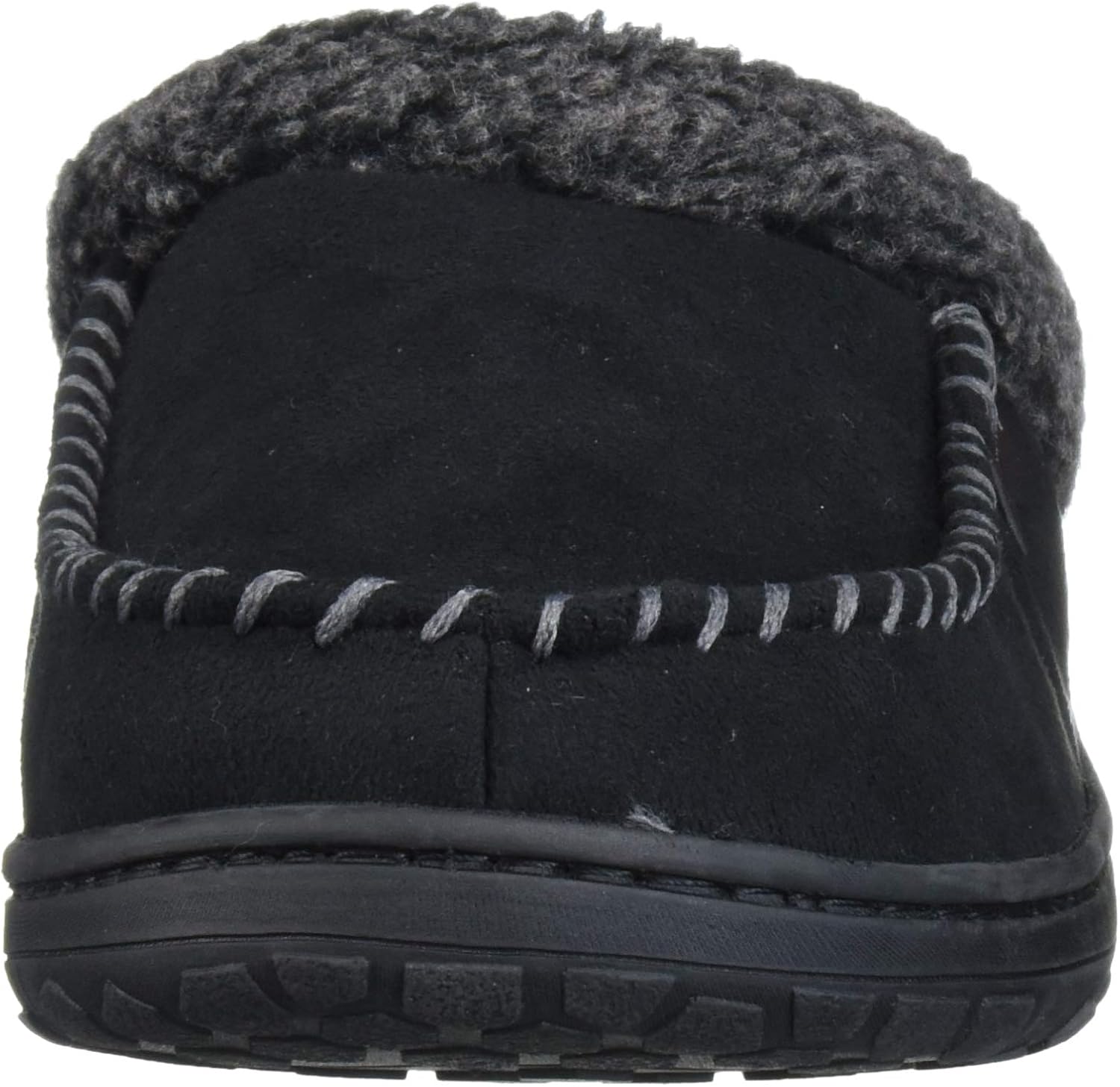  | Dearfoams Men's Microfiber Suede Clog with Whipstitch Slipper | Slippers
