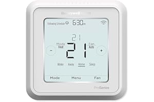 Honeywell TH6220WF2006/U Lyric T6 Pro Wi-Fi Programmable Thermostat with Stages Up to 2 Heat/1 Cool Heat Pump or 2 Heat/2 Cool Conventional