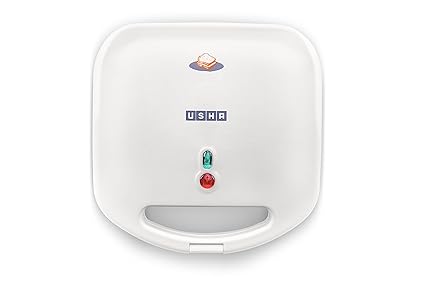 Usha Sandwich Maker (2372) 700-Watt (White)