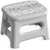 Jool Baby Folding Step Stool for Potty Training - Lock Prevents Pinching | Slip-Resistant Surface for Toddlers &amp; Adults &ndash; Holds Up to 200 lbs