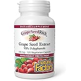 Natural Factors, GrapeSeedRich Grape Seed Extract, Antioxidant Support for Healthy Inflammatory Response, 120 Capsules