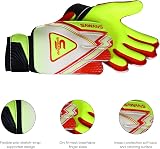 SAWANS Football Goalkeeper Gloves Red Yellow Size 6 Youth Adult view 3
