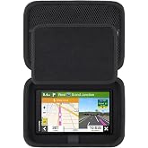 Flaxune Hard Travel Case for Garmin GPS 7-8 inch GPS Navigator | Shockproof, With Handle, Hard Shell Exterior, Storage Compartment, Portable Carrying Box