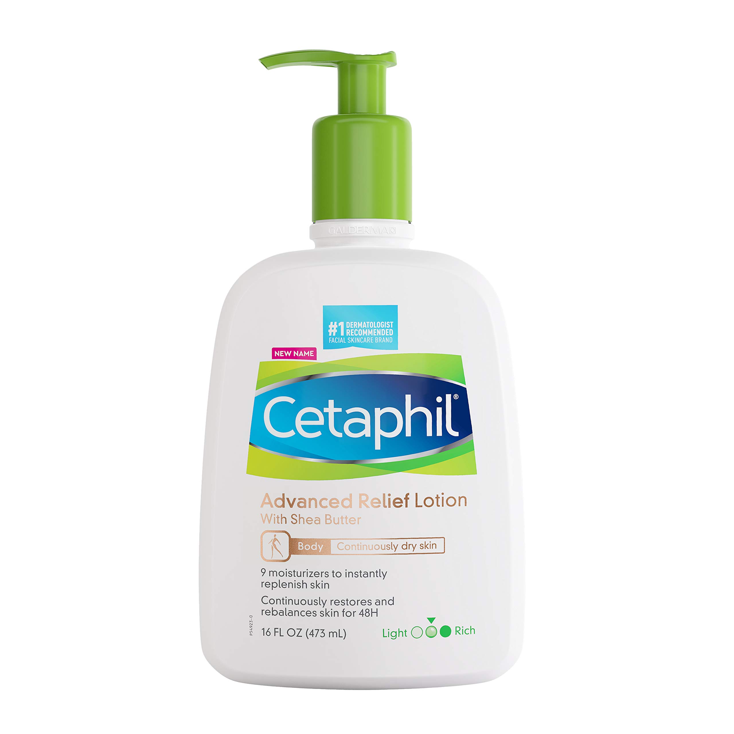 CETAPHIL Advanced Relief Lotion with Shea Butter 16 oz For Dry, Sensitive Skin 48Hr
