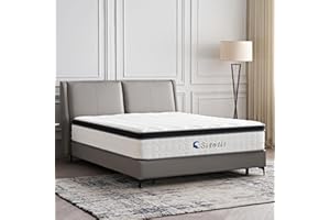 sigolit 12 Inch Queen Size Hybrid Mattress - Medium Firm, Memory Foam & Pocket Springs, Motion Isolation, Edge Support, Pressure Relief, Ships Compressed