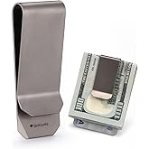 GINKOUHA Titanium Money Clip for Men, Large Slim Money Cards Clips, 4 in 1 Multifunction Pocket Wallet, Screw Tool, Box Opener, Mini Ruler, Gifts (2.72" x 0.95")