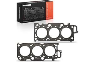 A-Premium Set of 2 Engine Cylinder Head Gaskets Compatible with Toyota Camry 2004-2006, Highlander 2001-2003, Sienna 2000-200