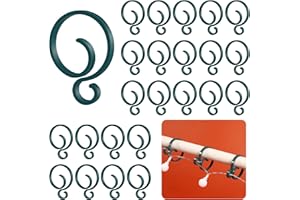 HEONAY Christmas Light Clips for Banister Christmas Banister Clips Holiday Garland Hanger Hooks for Stockings String Lights Indoor Outdoor Decorations Stair Railing Fence Deck (Green, 16 PCS)