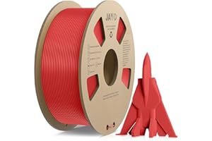 JAYO High Speed PLA Filament 1.75mm, PLA 3D Printer Filament for Fast Printing up to 600mm/s, High Flowable PLA Filament Dimensional Accuracy +/- 0.02mm, 1.1KG Spool(2.42 LBS), Red