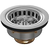 PROFLO PF1433BR 3-1/2" Basket Strainers - Stainless Steel