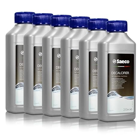 6x Saeco CA6701/00 Flüssig-Entkalker für Kaffeevollautomaten (Espressomaschine, Padmaschinen) 250 ml