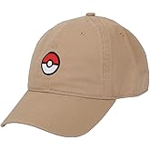 Bioworld Pokemon Embroidered Poké Ball Adult Baseball Hat (One Size)