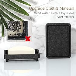 Luxspire Soap Dish Tray, Double Layer Draining Soap