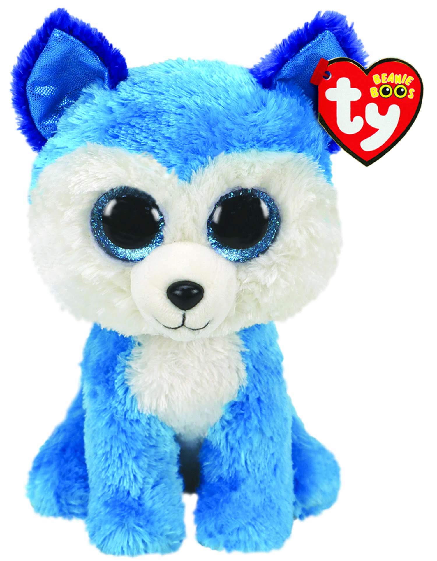 Ty UK Ltd 2005086 Prince Husky - Boo Med Plush Animal, Multicolor, 24cm