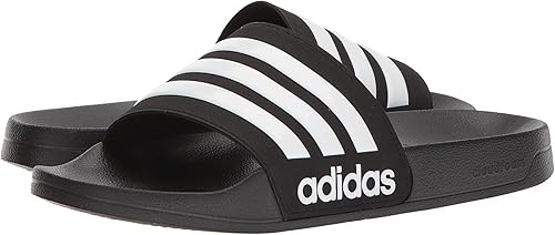 Amazon アディダス メンズサンダル 靴 Adilette Shower Black White Black 9 27cm D Medium 並行輸入品 Adidas アディダス ファッションサンダル