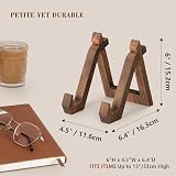 ANBOXIT Plate Display Stand 6 Inch Wood Stand for Plates Frames Photos view 3